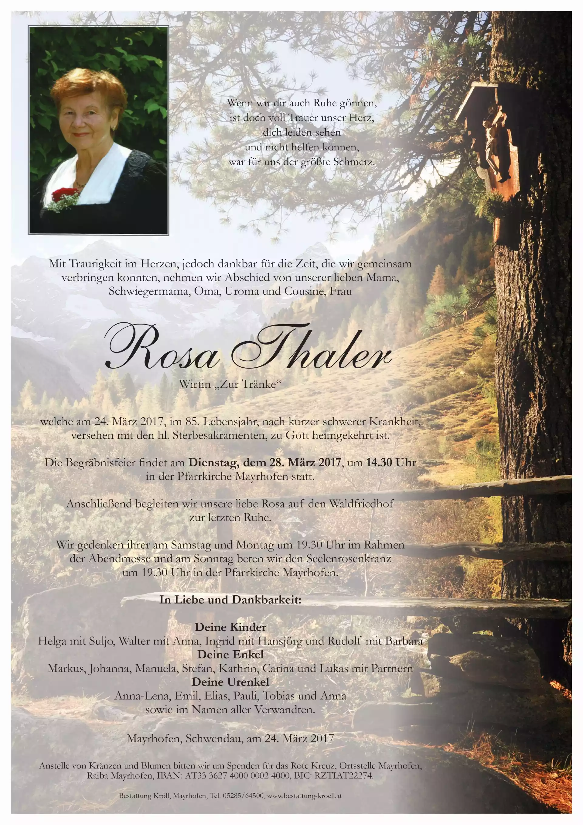 Parte von Rosa Thaler